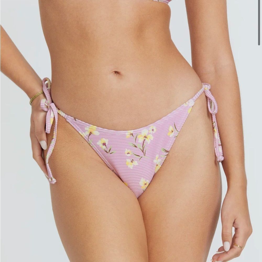 Billabong Peaceful Petals Tie Side Hike Bikini Bottom